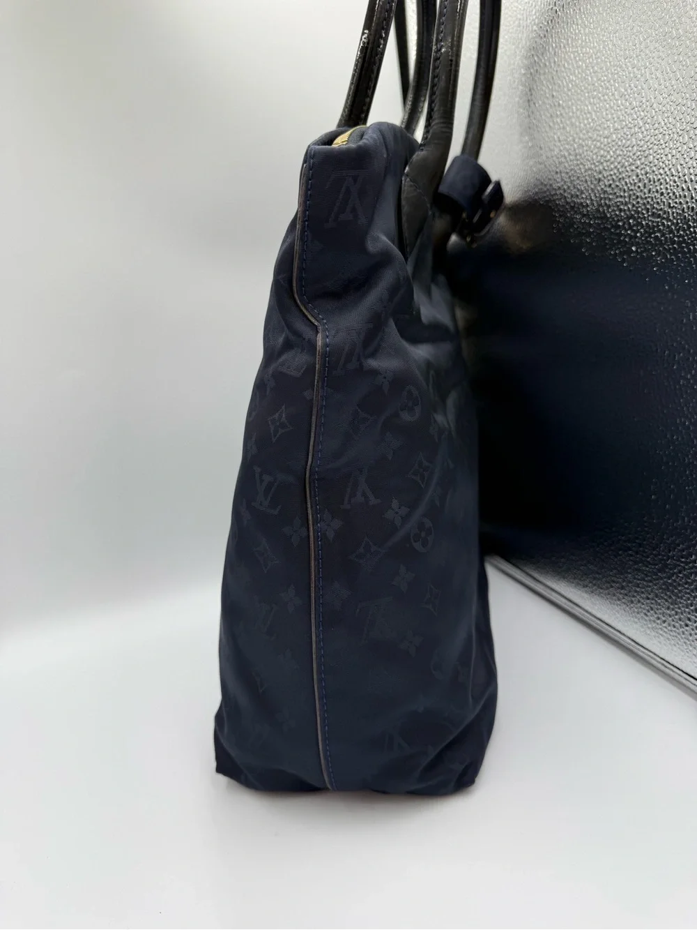 Louis Vuitton Dark Navy Nylon Desire Vertical Lockit